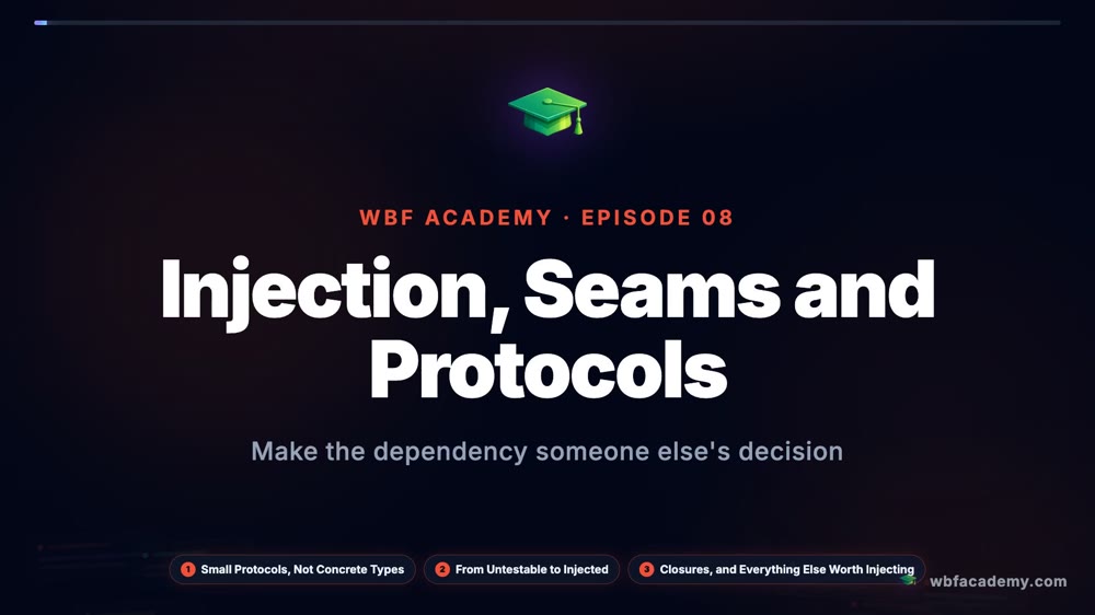 Injection, Seams and Protocols