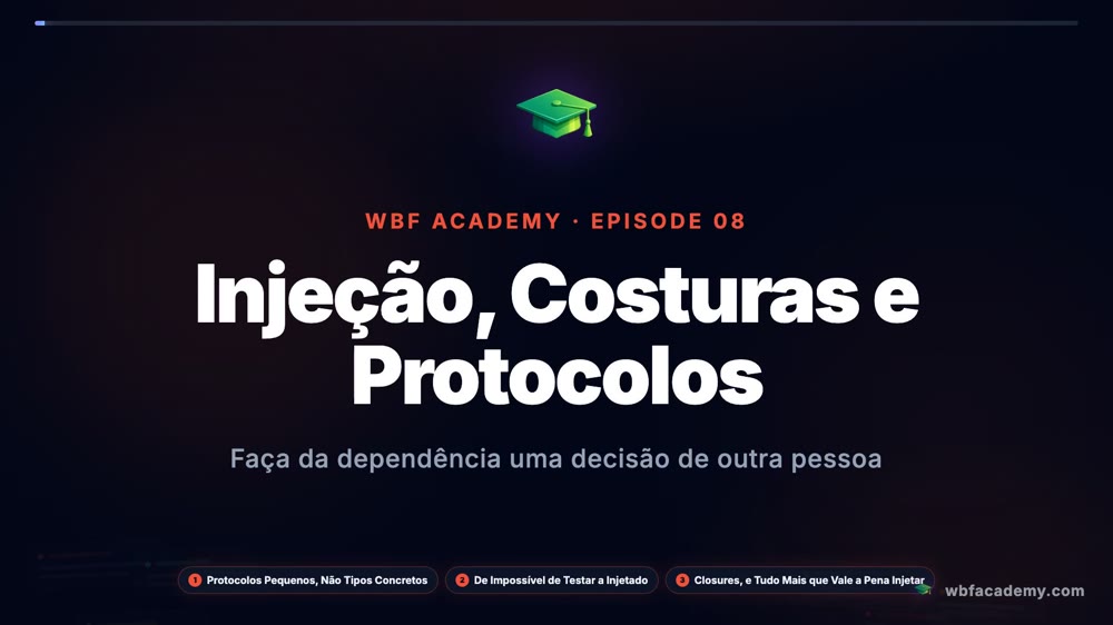 Injeção, Costuras e Protocolos