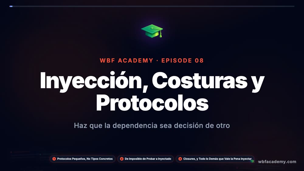 Inyección, Costuras y Protocolos