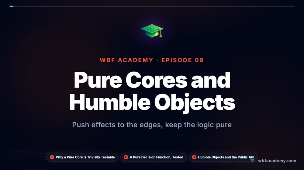Pure Cores and Humble Objects