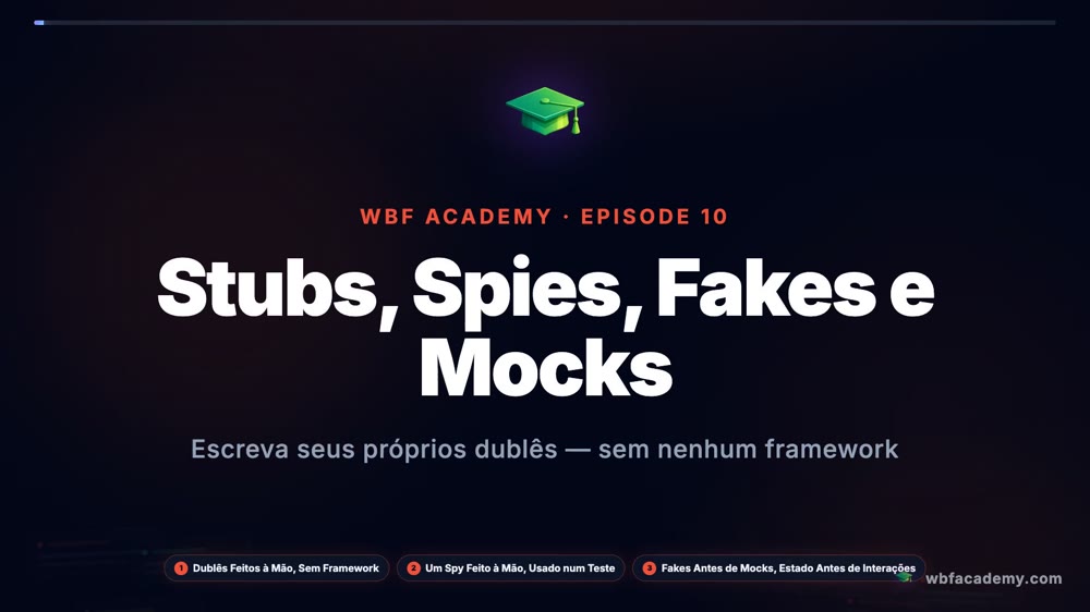 Stubs, Spies, Fakes e Mocks