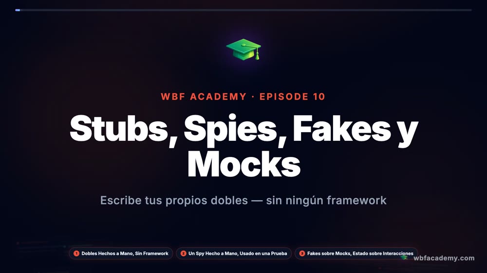 Stubs, Spies, Fakes y Mocks