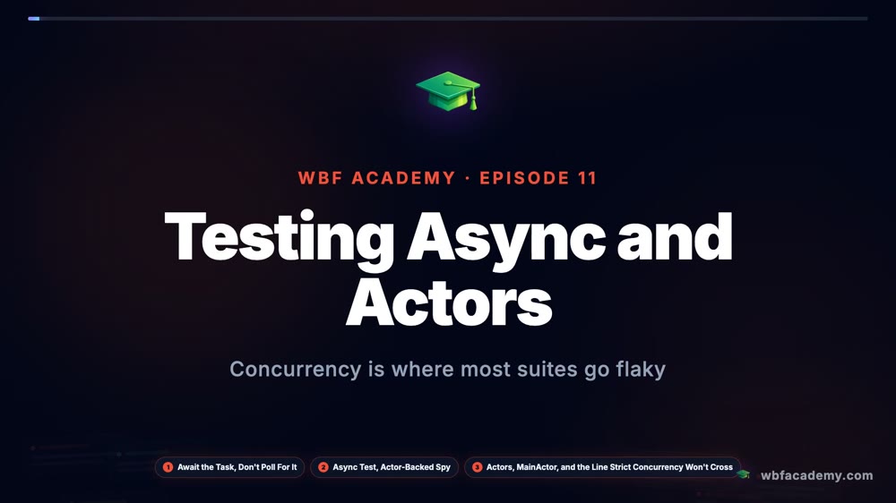 Testing Async and Actors