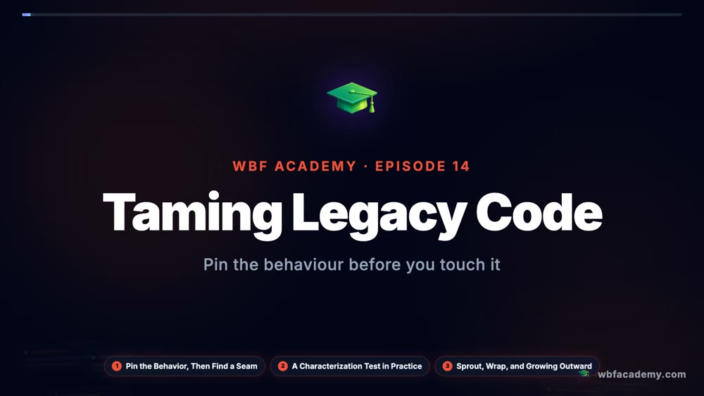 Taming Legacy Code