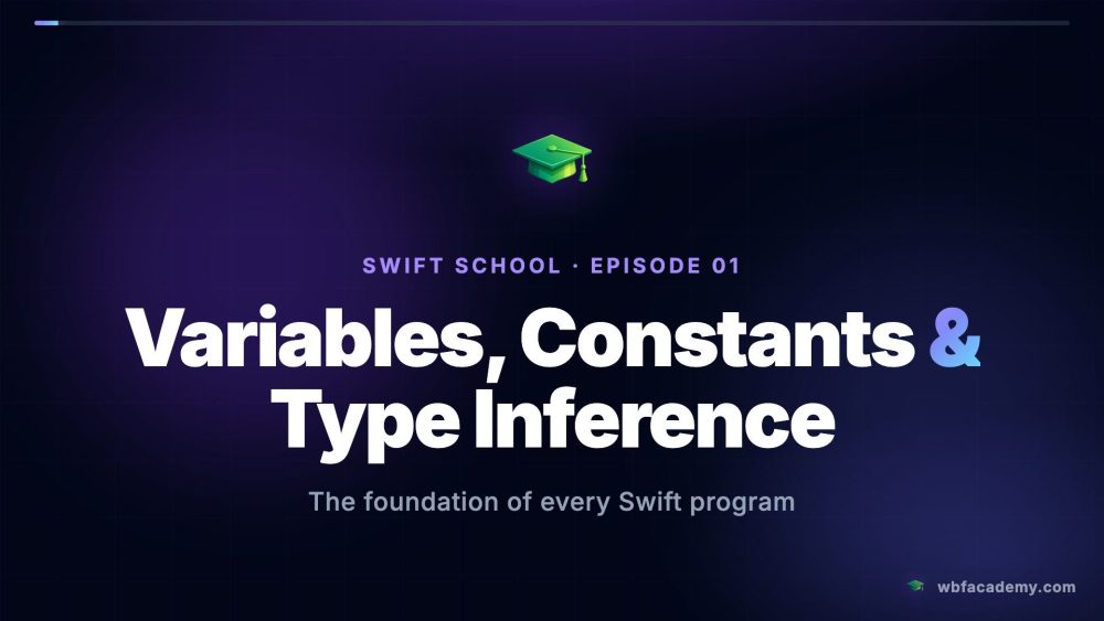 Variables, Constants & Type Inference