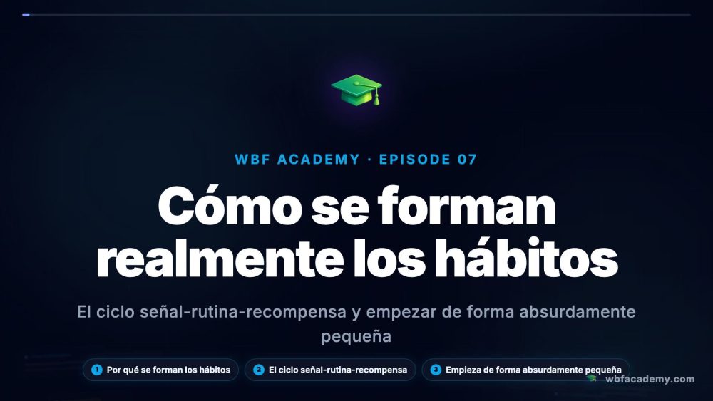 Cómo se forman realmente los hábitos
