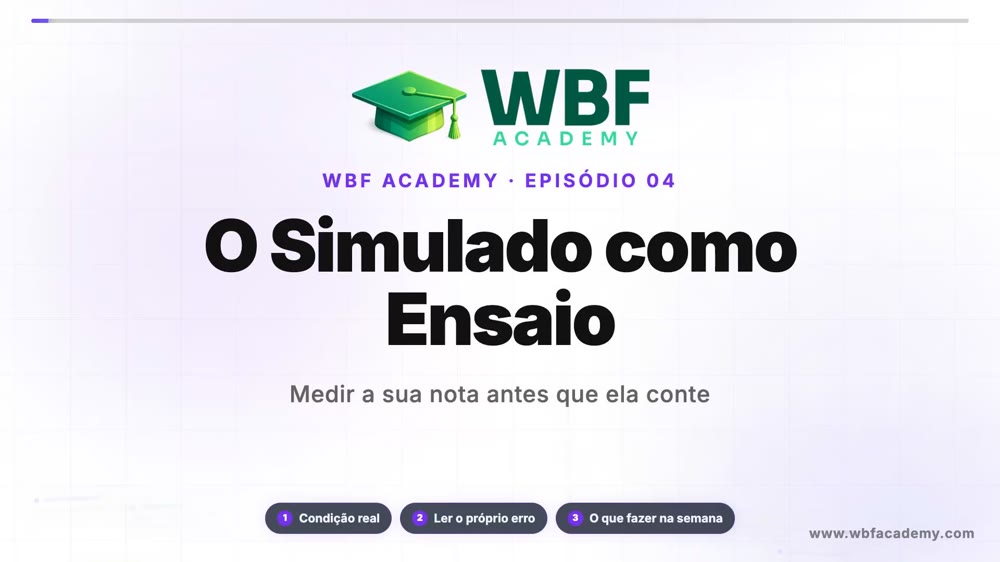 O Simulado como Ensaio