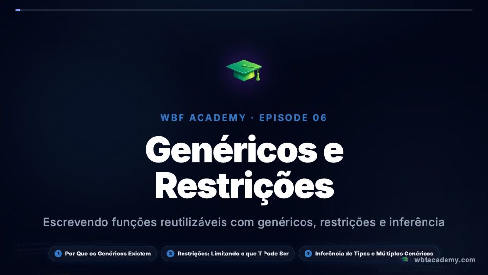 Genéricos e Restrições