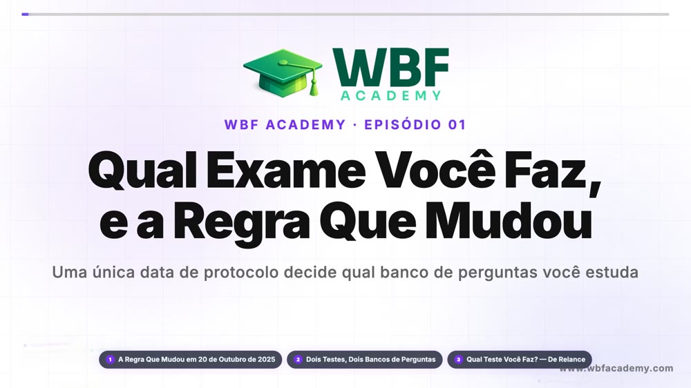 Qual Exame Você Faz, e a Regra Que Mudou