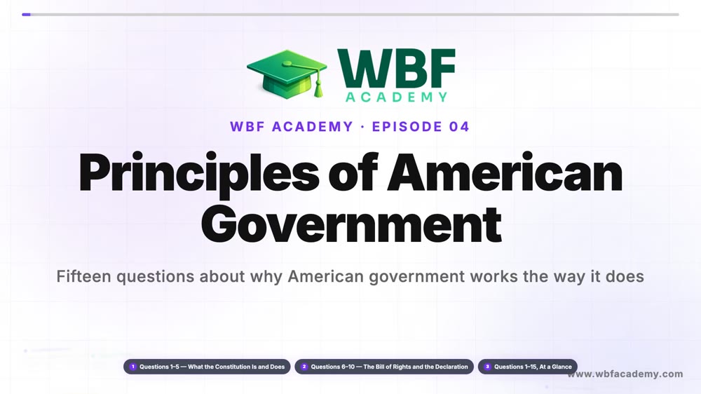 Principles of American Government