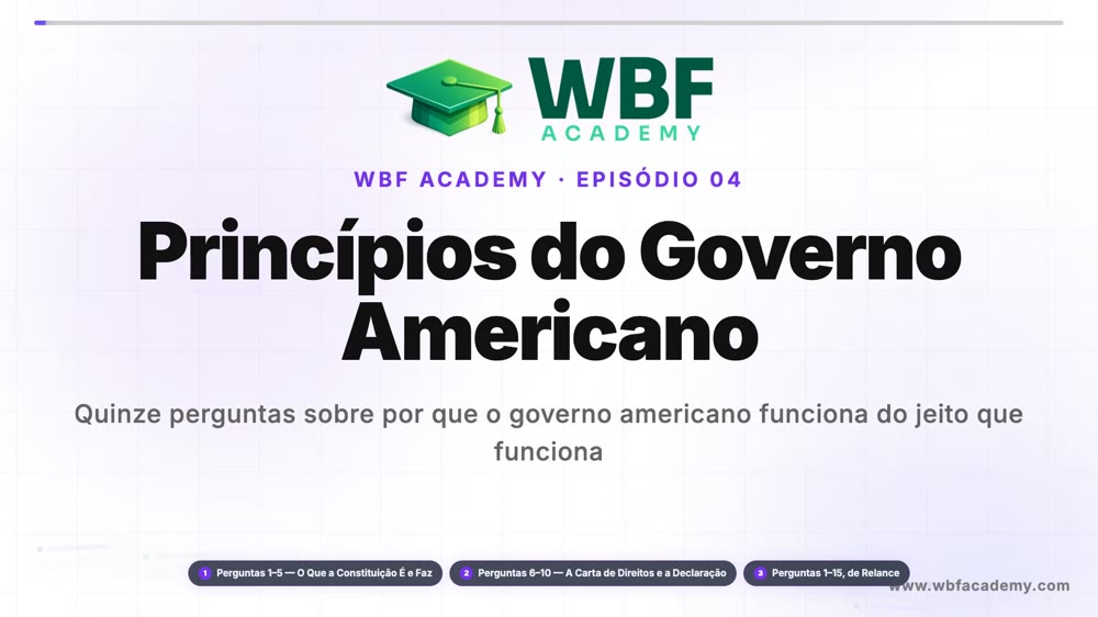 Princípios do Governo Americano