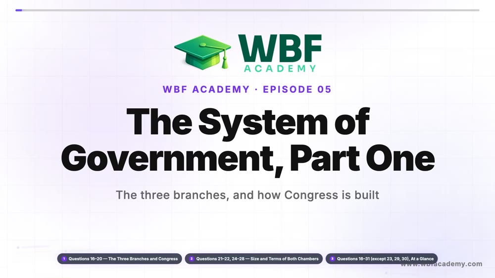 The System of Government, Part One