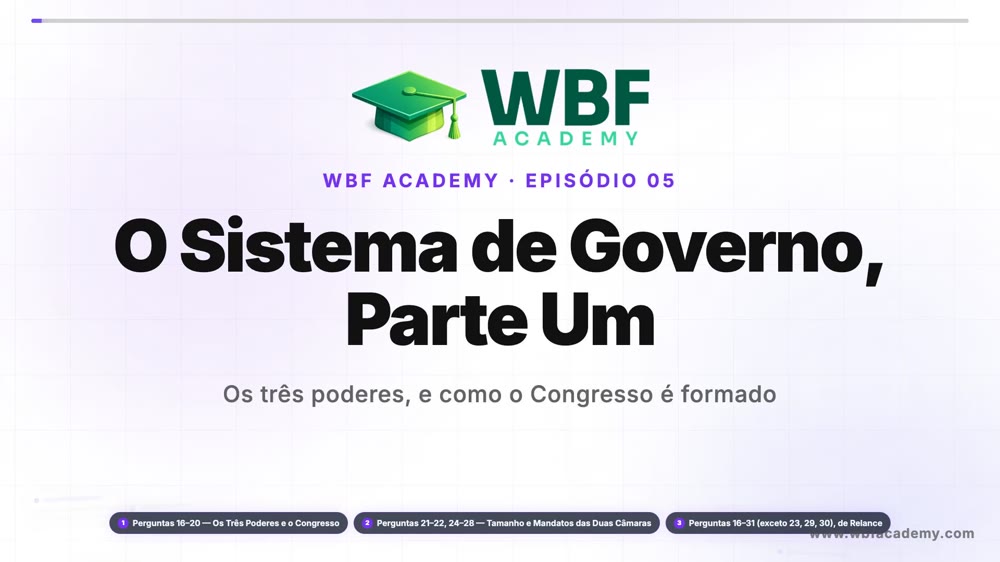 O Sistema de Governo, Parte Um