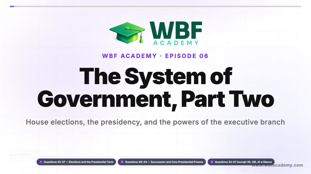 The System of Government, Part Two