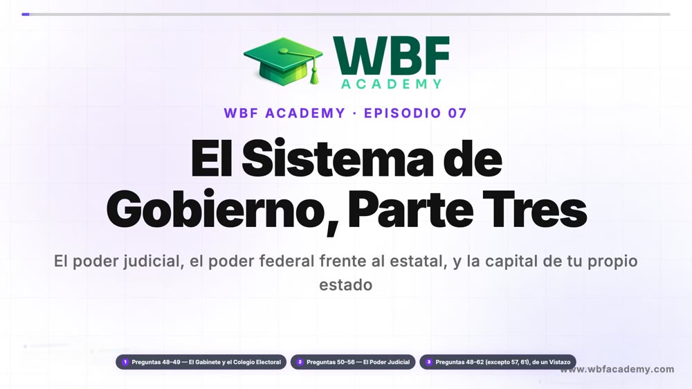 El Sistema de Gobierno, Parte Tres