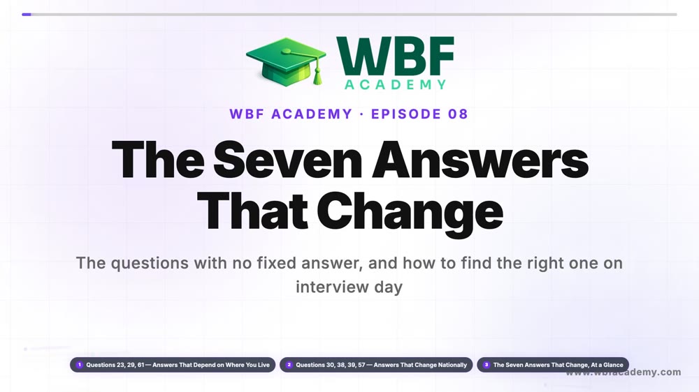 The Seven Answers That Change