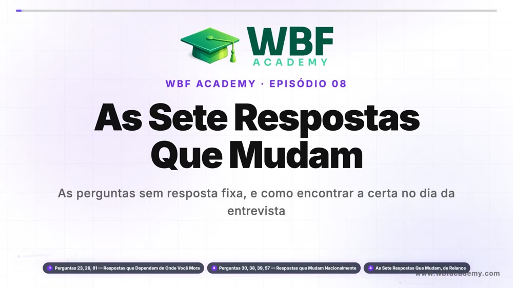 As Sete Respostas Que Mudam