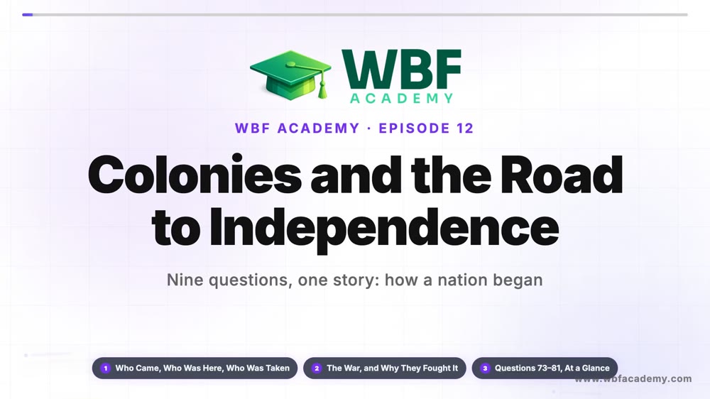 Colonies and the Road to Independence