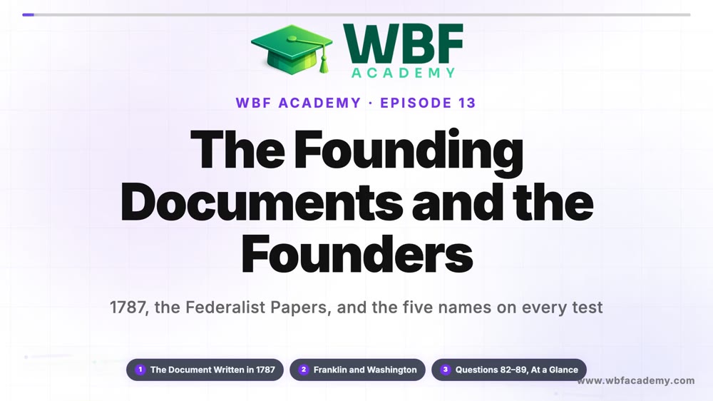 The Founding Documents and the Founders