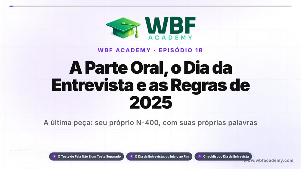 A Parte Oral, o Dia da Entrevista e as Regras de 2025