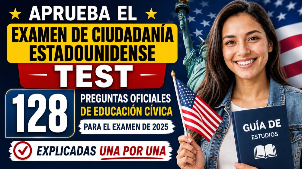 Aprueba el examen de ciudadanía estadounidense