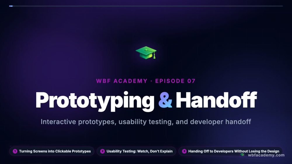 Prototyping & Handoff