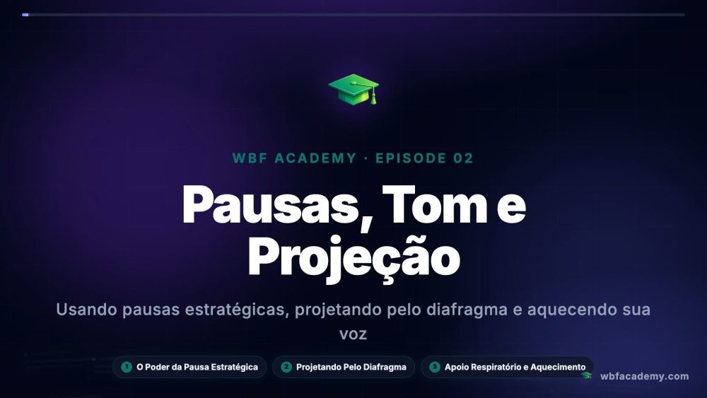 Pausas, Tom e Projeção
