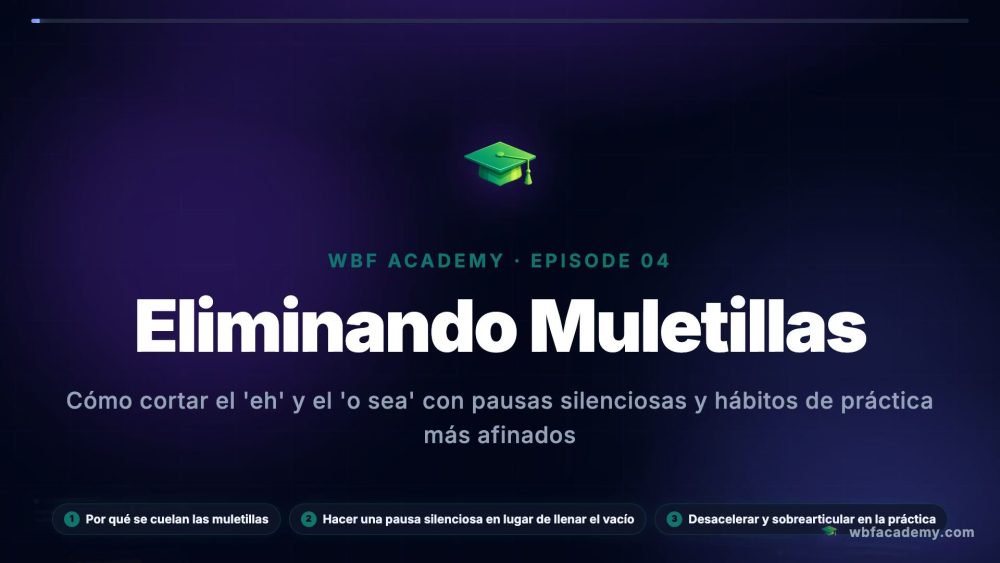 Eliminando Muletillas